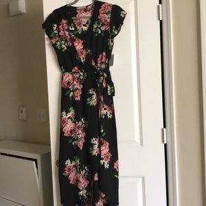 High low floral dress